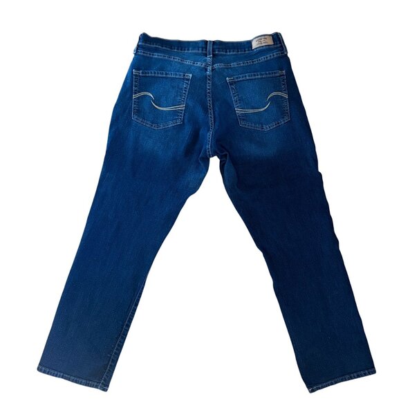 Levi Strauss Womens Curvy Straight Stretch Jeans Vintage 16S Tag 28” Inseam - Picture 4 of 9